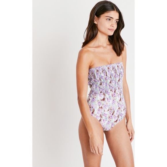 Tanya Taylor Kendra Smocked Plus Size One Piece 2XL - Picture 4 of 6